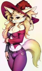 ai_assisted ai_generated braixen clothed_futanari furry furry_futa furry_only futanari pokemon solo solo_futa