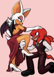 knuckles the echidna from sonic (series) by unaluu nsfw