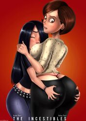 2girls alternate_version_available amac145 animated ass ass_grab black_hair black_hair_female bouncing_ass brown_eyes brown_eyes_female brown_hair brown_hair_female brunette brunette_hair cameltoe cleavage curvy disney elastigirl erect_nipples female helen_parr huge_areolae huge_ass huge_breasts incest lesbian multiple_girls no_sound pixar puffy_nipples shadman short_hair short_hair_female shorter_than_10_seconds shorter_than_30_seconds the_incredibles the_incredibles_2 thick_lips very_long_hair very_long_hair_female video violet_parr voluptuous wide_hips yuri