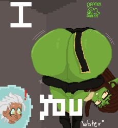 angry_sex ass ass_pose big_ass big_butt butt cute dakkodanth fat_ass fat_butt goblin goblin_female goblindo_(xhena_bat) heart_ass heart_butt i_love_you juicy_butt love love_making pixel_(artwork) pixel_art sexy sexy_pose surprise surprised surprised_expression wander_(water_enjoyer)