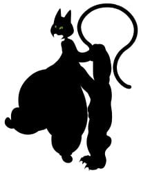 1girls areola areolae ass bending_over big_areola big_areolae big_breasts big_nipples black_body black_eyes black_hair black_skin breasts breasts_bigger_than_head busty busty_female cat_ears cat_eyes cat_girl cat_tail catgirl claws female female_only furry furry_female green_sclera huge_areola huge_areolae huge_breasts huge_nipples hyper hyper_breasts looking_at_viewer nipples original_character puffy_areola puffy_areolae puffy_nipples sagging_breasts saggy_breasts shadow shadow_creature short_hair side_view sideass sidebutt simple_background skinny skinny_anthro skinny_female small_ass solo solo_female standing vr457 white_background