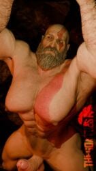 animated big_nipples bouncing_tits gay god_of_war kratos manboobs muscular_male no_sound pectorals tagme thegoattest video
