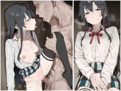 1girl 2koma abs absurdres ai_generated anime_style ass bald bbc bbc_slave big_penis black_hair black_male blacked breasts breeding bull cheating cuckold cuckolding curvy dark-skinned_male dark_skin hentai hi_res high_quality high_resolution highschool huge_cock interracial kiss kissing kissing_while_penetrated large_penis light-skinned_female long_hair male_domination masterpiece muscular muscular_male netorare nipples ntr nude one_leg_up pale_skin patreon patreon_username petite petite_body petite_breasts petite_female princess pussy raceplay sex sex_from_behind small_breasts spread_legs sweat teen teen_girl teenage teenage_female teenage_girl teenage_tits teenager thighs voluptuous yahari_ore_no_seishun_lovecome_wa_machigatteiru. yonzu9797 yukinon yukinoshita_yukino