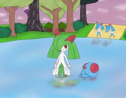 bullying female forced helpless kirlia lake non-con non_con pokemon_(species) rape shiny tentacruel