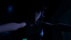asian asian_female bed bedroom bedroom_setting bedroom_sex gorillaz noodle_(gorillaz) noodle_(humility) smirk smirking smirking_at_viewer