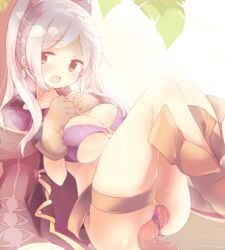 bikini bikini_aside blush breasts clothing female fire_emblem fire_emblem_awakening fire_emblem_heroes legs_together long_hair looking_at_viewer open_mouth penetration purple_bikini robin_(female)_(summer)_(fire_emblem) robin_(fire_emblem) robin_(fire_emblem)_(female) sex smile solo sweat swimsuit tears tentacle teu_(navy) twintails vaginal_penetration white_hair