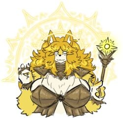 big_breasts breasts cleavage female furry huge_breasts mexifurfoof tagme thick_thighs wide_hips