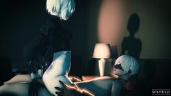 1boy 1girls 3d animated cowgirl_position female grinding hetero male nier nier:_automata no_sound sex shorter_than_10_seconds shorter_than_30_seconds source_filmmaker straight video wanksy yorha_2b yorha_9s