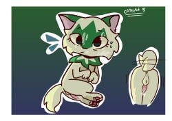 abuse adorable adorable_face balls cat catbad15_(artist) cute_face domestic_cat feline femboy feral gay male male_only nintendo pawpads paws penis pokemon pokemon_(species) raped_male semen smaller_male sperm sprigatito tail tail_tuft xd