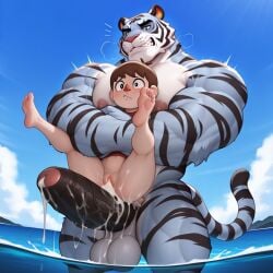 1boy 1boy1girl 1girl ai_generated ai_slop animal_crossing anthro big_dick big_muscles big_penis cock dick dominant_male domination duo forced furry giant_penis himbotiger huge_cock huge_dick kemono male/female muscle_fetish muscles muscular muscular_male penis size_difference straight straight_sex tight_pussy vagina vaginal_sex