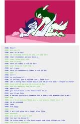1boy 1girl chat_box homestuck incest jade_harley john_egbert ms_paint_adventures panties text