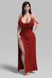 1girls ai_generated barefoot big_breasts black_hair cleavage curvy_body curvy_female curvy_figure fair_skin fair_skinned_female female female_only final_fantasy hourglass_figure hourglass_figured_female huge_breasts long_hair naughty_one perchance_ai red_dress red_eyes seductive seductive_female seductive_smile solo solo_female solo_focus thick_thighs tifa_lockhart voluptuous voluptuous_body voluptuous_female wide_hips