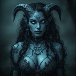 ai-created ai_assisted ai_generated horns partially_clothed
