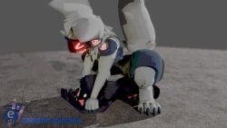 3d animated anthro anthro_penetrated blender_(artwork) blender_eevee_(artwork) canine_genitalia canine_penis comptnt-gooning cowgirl_position digital digitigrade dominant dominant_anthro dominant_female duo experiment_(scav_prototype) expie_(gunsawian) female female_dominating female_on_top female_penetrated first_person_view from_front_position furry genitals glitch loop machine male male/female male_penetrating on_bottom on_top penetration penile penile_penetration penis penis_in_vagina protogen questionable_consent scav_prototype sex sheath simple_background sound tagme vaginal_penetration video widescreen