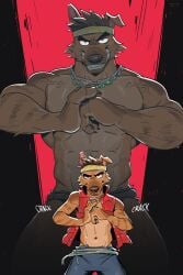 1boy 2026 bara canyne_khai dreamworks forgotten_island furry furry_only male male_only muscular raww_(forgotten_island) solo