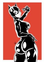 1girls ass batman_(series) big_ass bodysuit bubble_butt catwoman dani_docampo dc_comics female female_only skin_tight solo
