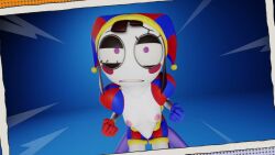 animated jax_(the_amazing_digital_circus) pomni_(the_amazing_digital_circus) tagme video zxcvxex
