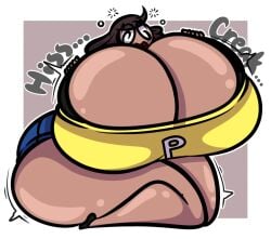 big_breasts breast_expansion breasts cleavage female huge_breasts puffster3 tagme thick_thighs wide_hips