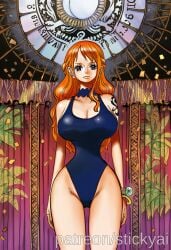 1girl 1girls ai_generated anime breasts curvy curvy_female curvy_figure eyes female female_only fit hair nami_(one_piece) nsfw one_piece stickyai tits voluptuous