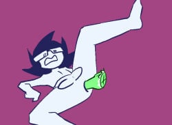 1boy 1futa canine_penis dog_penis futa_on_male futanari homestuck jade_harley john_egbert ms_paint_adventures sex