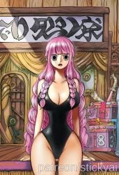 1girl 1girls ai_generated anime breasts curvy curvy_female curvy_figure eyes female female_only fit hair nsfw one_piece perona stickyai tits voluptuous