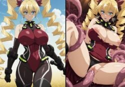 ai_generated big_breasts breasts_out claire_harvey hundred raped_by_monster tentacle tentacle_penetration tentacle_rape tentacle_sex thick_thighs torn_clothes vaginal_penetration