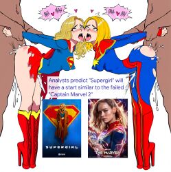 2boys 2girls ai ai_assisted ai_generated angry angry_expression angry_face blonde_hair blue_eyes breasts_out brie_larson captain_marvel carol_danvers clothing crossover crying crying_with_eyes_open cum cum_on_body dangling_legs dc dc_comics defeat defeated_heroine domination embarrassed eyeliner failure female female_focus feminism feminist feminist_bitch femsub forced_submission fucked_from_behind genital_fluids google google_gemini helpless helpless_female helpless_superheroine heroine human humiliated humiliating humiliation humiliation_fetish light_skin light_skinned_female long_hair male/female marvel marvel_cinematic_universe marvel_comics milly_alcock misogyny movie movie_reference nipples owned owned_bitch partially_clothed pathetic pathetic_female pounding pussy_penetration raped_female sad sad_sub sex skirt solo submissive submissive_female supergirl supergirl_(2026) supergirl_(dcu) supergirl_(series) superhero superheroine superman_(2025) superman_(series) tears text the_marvels unhappy unhappy_female vaginal_penetration