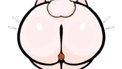 2d 2d_(artwork) 2d_animation animated beat_banger deltarune dick female fluffy_tail frisk_(undertale) furry_female gif gift_art goat kris_(deltarune) loop looping_animation male thick_thighs thighjob thighsjob toriel undertale white_background white_body white_fur yellow_body