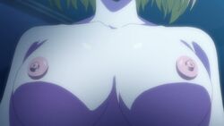 animated areola blonde_hair bouncing_breasts breasts dakara_boku_wa_h_ga_dekinai female fukumune_iria large_breasts screencap short_hair