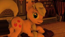 3d animated applejack_(mlp) equine female feral friendship_is_magic horse mammal my_little_pony open_mouth pony source_filmmaker sumeriandragon tongue