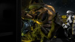 2017 3d alien anal anal_sex being_watched cum halo_(series) humanoid_penis kissing male male_penetrating no-name-no-problem penetration penis sangheili sex source_filmmaker space spacecraft vehicle video_games yaoi