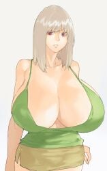 blonde_hair kisame_(muneneko) massive_breasts muneneko red_eyes