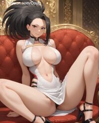 1girls ai_generated boku_no_hero_academia cougwe female female_focus female_only fully_clothed momo_yaoyorozu my_hero_academia stable_diffusion tagme