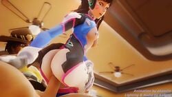 3d aliassfm animated brown_hair clothed_female_nude_male clothed_sex cole_cassidy d.va female functionally_nude girl_on_top kallenz no_bra no_panties overwatch riding sex sound source_filmmaker tagme vaginal_penetration vaginal_sex video