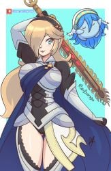 1girls alternate_costume alternate_version_available breasts corrin_(fire_emblem)_(cosplay) crossover female female_only fire_emblem fire_emblem_fates mario_(series) nintendo princess_rosalina raydango solo super_mario_galaxy tagme thick_thighs