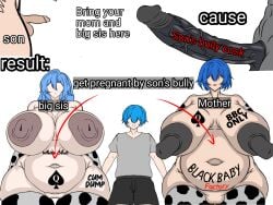 1girls 2boys age_difference annoyed ass ass_bigger_than_head ass_focus ass_grab back_view backboob big_breasts big_nipples bimbo blacked blue_hair brat breath breath_cloud bully chubby chubby_female cinthya!!(r18) compare_cocks cow_print_thighhighs cucked_by_friend cuckold cuckold_rape cuckolding curvy curvy_female curvy_figure dark-skinned_male difference dmca domination english_text fat_ass gangbang gigantic_breasts hairy_pussy horny_female huge_ass huge_balls huge_breasts huge_cock interracial jerkingoff large_ass large_breasts lipstick looking_at_viewer lucky_bastard masturbation mature_female milf motherly_cuckold musk nipples nude older_female original_character pink_hair plump pubic_hair pubic_stubble qos_tattoo queen_of_spades raceplay rough_sex sagging_breasts saggy_breasts sex shiny_skin short_hair short_male size_comparison size_difference slapping_butt slave slavegirl small_dom_big_sub small_penis small_penis_humiliation smaller_male smegma solo squeezing_butt squished_ass tattoo text thick thick_ass thick_thighs uncensored veiny_penis veiny_testicles venus_body wet_hair