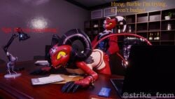 barbie wire from helluva boss by strikefrommidnight