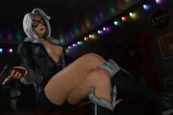 black cat (fortnite) from epic games by loams3d