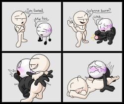 2boys 2d anal anal_penetration anal_sex ass bending_down bending_over big_ass big_ass_(male) big_dick blush blushing blushing_male bored bored_expression bulge circle_head color colored comic dick english english_text erection fellow_(thatboringfellow) full_comic gay gay_anal gay_male gay_sex grabbing_arm grabbing_arms human human_male human_penetrated human_penetrating human_penetrating_object interspecies interspecies_yaoi loss lying lying_down male male/male male_only male_penetrated male_penetrating male_penetrating_male marklimarko mk_ball_(marklimarko) object_penetrating object_shows objectophilia objectum oc onomatopoeia penetration penis plap plapping plapping_ass precum ready_for_sex ready_to_fuck sex snap snapping_fingers speech_bubble speech_bubbles talking talking_to_partner text thatboringfellow thick_thighs thighs toony toony_face twitter_link yaoi