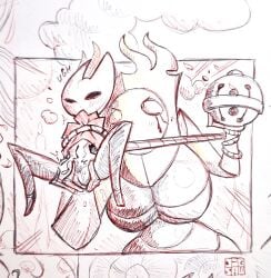 2025 angry anthro arachnid armor arthropod beetle big_breasts big_dom_small_sub biped bodily_fluids bound breasts captured censer digsaw_arts dominant duo female female/female female_dominating_female female_rape female_raped female_raping_female genital_fluids genitals headgear helmet hi_res hollow_knight hollow_knight:_silksong hollow_knight_(franchise) hornet_(hollow_knight) huge_breasts insects larger_anthro larger_female last_judge non-mammal_vulva pussy rape rubbing_pussy segmented_body sexual_assault size_difference small_waist smaller_anthro smaller_female smaller_raped smoke_cloud spider team_cherry traditional_media_(artwork) vaginal_fluids vulva wide_hips yuri