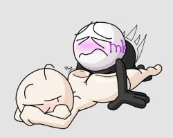 anal anal_sex bending_down bending_over big_ass big_ass_(male) big_dick circle_head dick fellow_(thatboringfellow) gay gay_anal gay_male gay_sex lying lying_down lying_on_the_floor male marklimarko mk_ball_(marklimarko) object_shows onomatopoeia penis plap plapping plapping_ass sex sex_on_the_ground thatboringfellow thick_thighs thighs toony toony_face