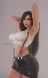 tifa lockhart from final fantasy vii by ria-neearts