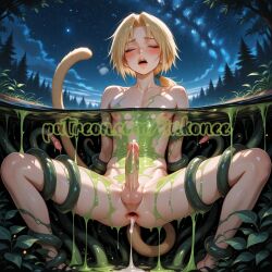 1boy ai_art ai_generated anus blonde-haired_male blonde_hair closed_eyes cum cum_drip cum_puddle ffix final_fantasy final_fantasy_ix gaping_anus gay gay_male hard_cock hard_penis horny horny_male kissy_lips male male_focus male_only moaning monkey_tail naked naked_male nude nude_male open_mouth patreon patreon_url patreon_username penis plant plant_tentacle spread_legs square_enix sticky_cum tentacle tied_up uncensored uncensored_anus uncensored_nipples uncensored_penis zidane_tribal