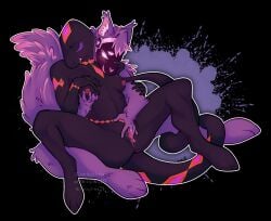 anthro curleyfriez duo female female/female finger_fuck fingering hi_res machine protogen pussy reptile scalie vaginal_penetration