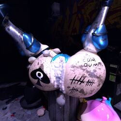 1girls adri164 big_ass body_writing clothed cum_drip cum_inside cum_leaking cum_leaking_out_of_pussy cumdump dirty dirty_ass female female_only free_use huge_ass in_trash_can mighty_switch_force patricia_wagon police police_uniform policewoman pussy queen_of_spades queen_of_spades_symbol queen_of_spades_tattoo solo solo_female stuck tattoo tattoo_on_butt thick_thighs trash_can unconscious wayforward wide_hips