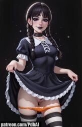 wednesday addams from halloween by pdbai