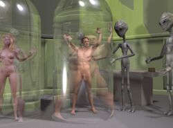 3d alien alien_abduction breasts captured female femsub madmungo male male_and_female_subs malesub multiple_subs nude penis