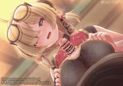 1boy 1girls animated artist_name bar_censor bouncing bouncing_breasts breasts can31293274 can_(canzume) censored cleavage female hair_over_one_eye hoyoverse large_breasts live2d looking_at_viewer looping_animation male male_pov mihoyo npc_(zenless_zone_zero) paizuri paizuri_under_clothes penis pov purple_eyes sex straight sweety_(zenless_zone_zero) veiny_penis wise_(zenless_zone_zero) zenless_zone_zero