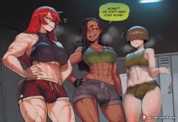 3futas 3girls abs ai_generated aroused aroused_face athletic athletic_female avatar_legends avatar_the_last_airbender big_ass big_breasts big_butt big_thighs blue_eyes blush breasts bulge bulge_through_clothing bulge_under_clothes caption clothed clothing comic comic_page comics curvy curvy_body curvy_female curvy_figure cute cute_face dark-skinned_female dark_skin english english_text female futa_focus futa_only futadom futanari hoorpy hourglass_figure intersex muscular muscular_female nickelodeon original_character original_characters patreon patreon_logo patreon_username petite petite_body petite_breasts petite_female sexy sexy_body sexy_pose story text the_legend_of_korra thick_thighs thighs voluptuous voluptuous_female