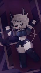 1girls big_ass big_breasts big_butt breasts canid canid_demon canine choker demon fur furry furry_female hellhound helluva_boss hips looking_at_viewer minecraft mythological_creature mythology thick_ass thick_thighs thighs two-tone_body two-tone_fur two-tone_hair wolf wolf_ears wolf_girl